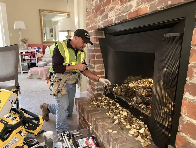 Safe screening installation by La Habra Chimney Sweep in La Habra, CA