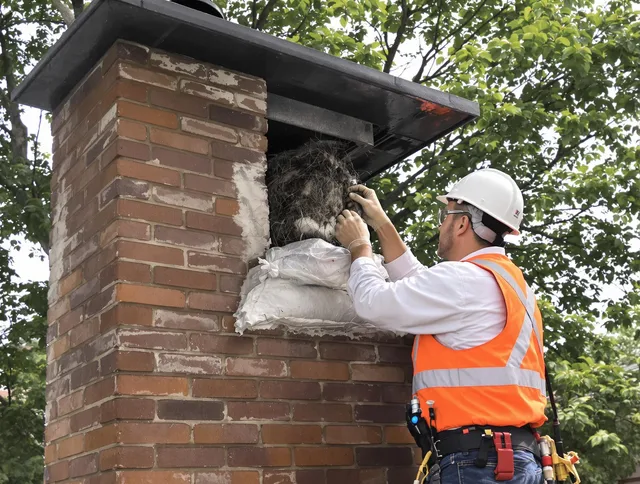 Humane removal of debris and animals by La Habra Chimney Sweep in La Habra, CA