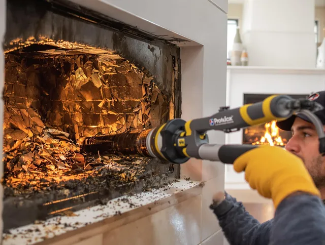 Professional chimney cleaning by La Habra Chimney Sweep in La Habra, CA