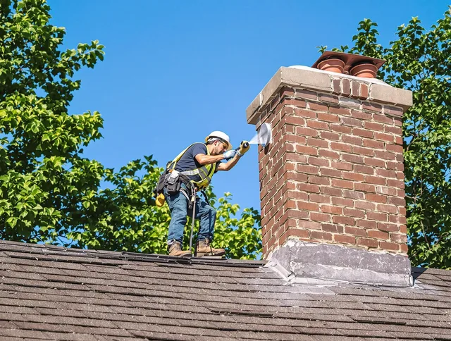 La Habra Chimney Sweep performing an inspection with advanced tools in La Habra, CA