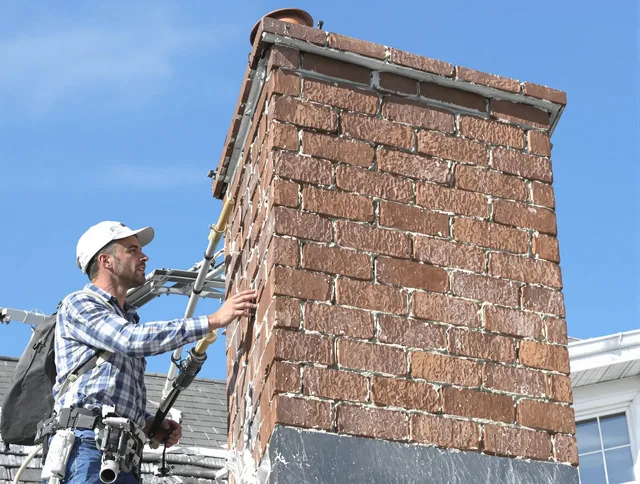 Brickwork for a chimney rebuild by La Habra Chimney Sweep in La Habra, CA
