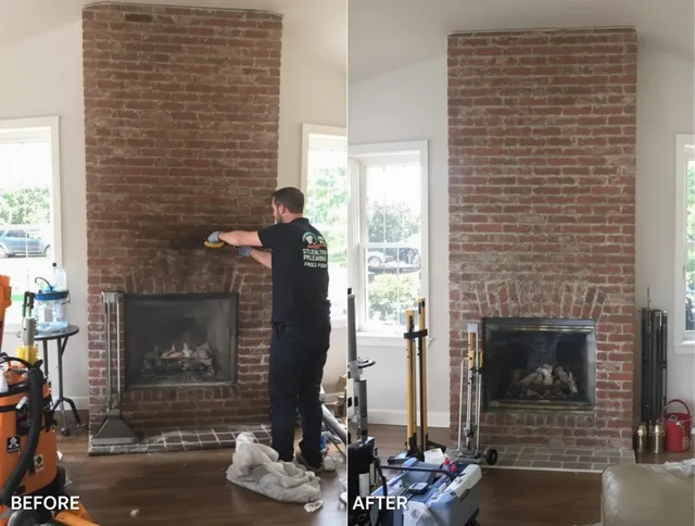 Finished chimney sweeping service by La Habra Chimney Sweep in La Habra, CA