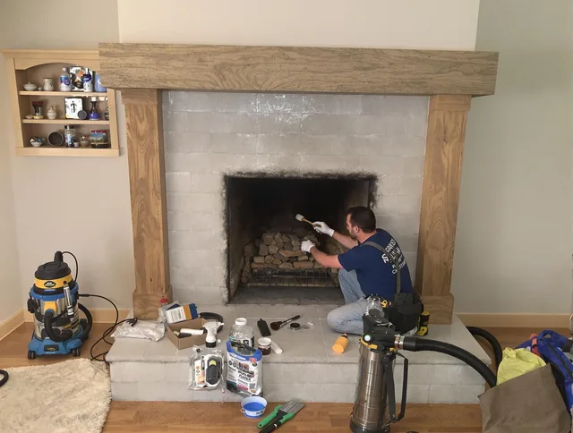 Detailed creosote removal process by La Habra Chimney Sweep in La Habra, CA