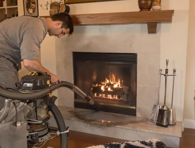 Routine fireplace upkeep by La Habra Chimney Sweep in La Habra, CA