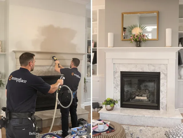 Professional soot removal by La Habra Chimney Sweep team in La Habra, CA